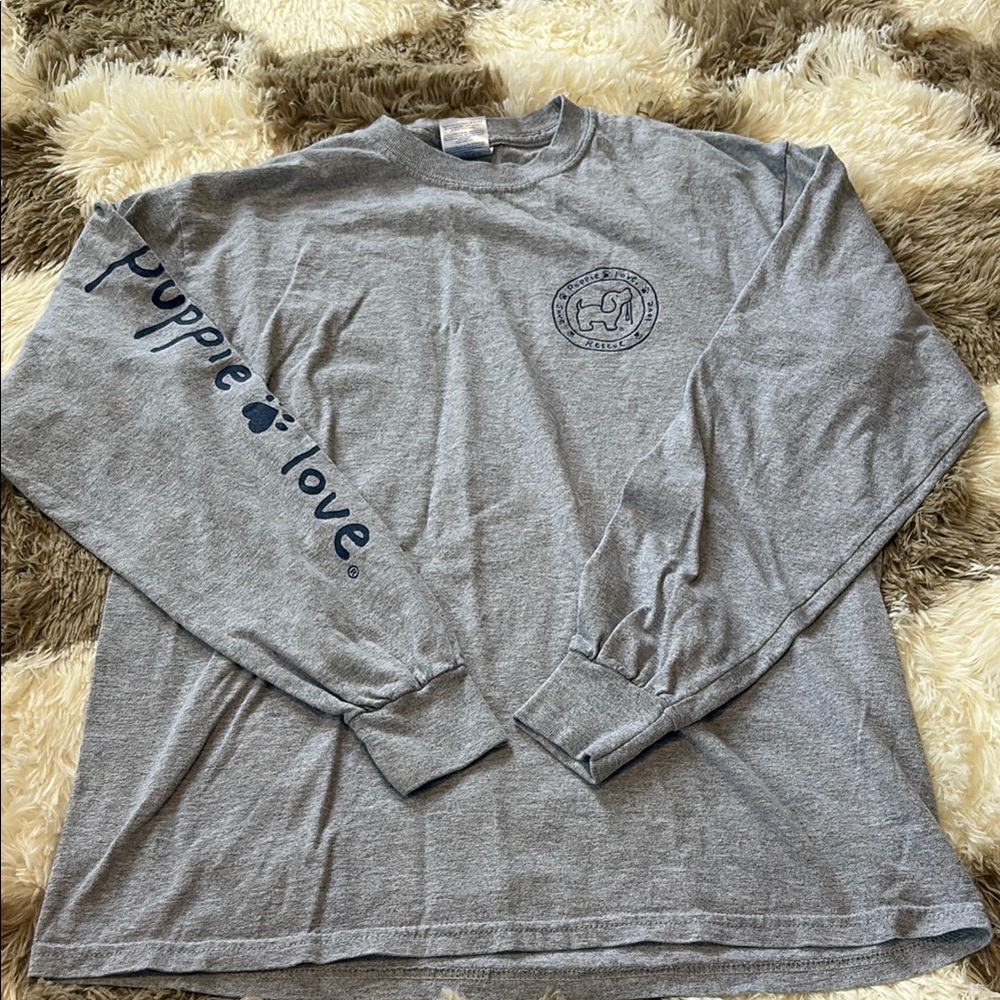 Gray Long Sleeve Women’s Shirt